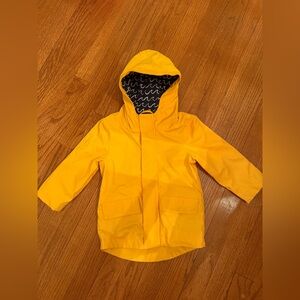 Cat & Jack Bright Yellow Kids Raincoat